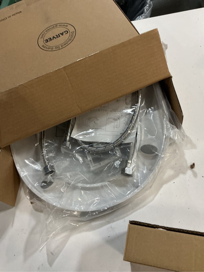 Condition photo showing Good Condition for bidet toilet seat for round toilet, non-electric dual nozzle bidet attachment with soft close lid, feminine hygiene toilet seat cover for women, easy install, white dual nozzle round