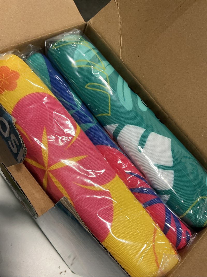 Condition photo showing Good Condition for sloosh inflatable pool noodle chair, 3 packs pool floats noodle sling floatie, swimming party floating chair for adult party summer water fun leaf and flower