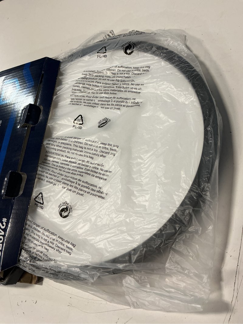 Condition photo showing Good Condition for project source 1-light 15-in matte black led flush mount light