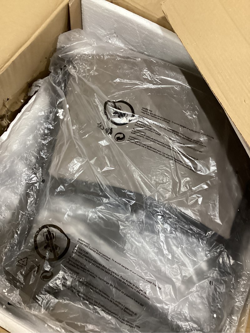 Condition photo showing Good Condition for Bar Stools, Modern Counter Height Barstools Set of 2, 25" Faux Leather Round Swivel Bar Stools with Back, Upholstered Metal Bar Chairs for Kitchen Island, Kitchen Counter, Pub, Grey