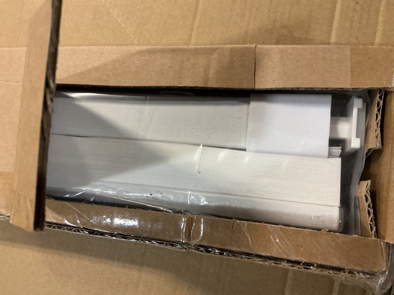 Condition photo showing New/Like New for lazblinds cordless cellular shades, no tools no drill light filtering honeycomb shades pleated blinds for windows, 22.5'' w x 48'' h, white light filtering-white 22 1/2'' w x 48'' h