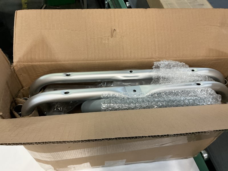 Condition photo showing Good Condition for Medline Shower Chair with Backrest and Padded Armrests - 350 lb. capacity, Bath Bench, Seat, Stool for Independent Adult, Seniors, Elderly & Disabled Patients Grey