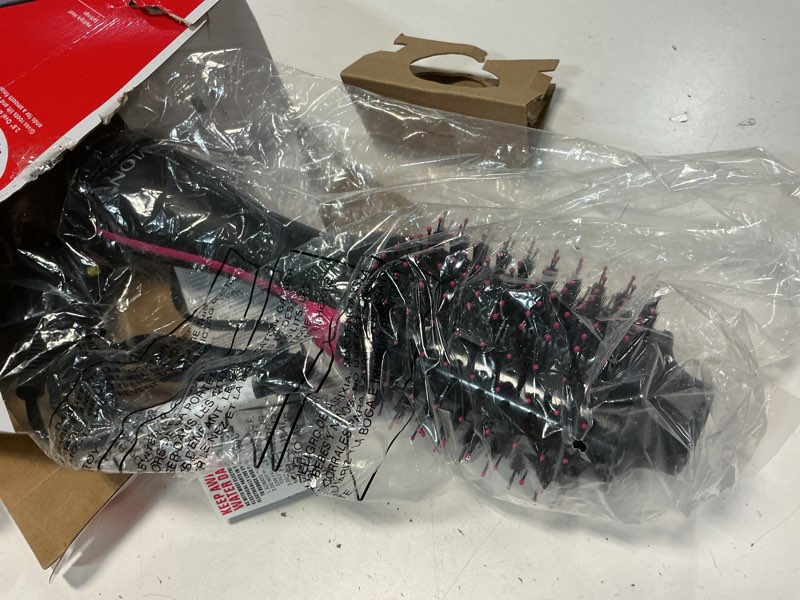 Condition photo showing Good Condition for revlon one-step volumizer hair dryer and styler | less frizz, more shine, and less heat damage for fast and easy salon-style blowouts, for all hair types and lengths (black) black 1.0 volumizer