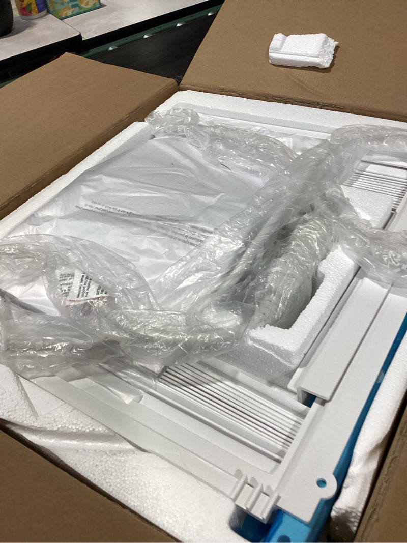 Condition photo showing New/Like New for senville 5,000 btu window air conditioner, cools up to 150 sq. ft., easy to use mechanical control, washable filter 5000 btu
