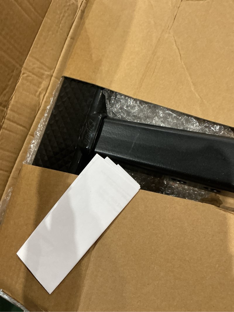 Condition photo showing Good Condition for eapele hitch step for 2 inch receiver, universal anti slip bumper guard, 600lbs maximum load, for trailer tow truck pickup suv pickup van rv hitch step without reflective strips