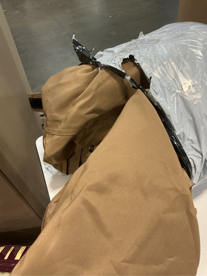 Condition photo showing As Is for inflatable tent with skylight, quick setup blow up tents with pump, hot tent with stove jack, waterproof oxford inflatable house for camping, air glamping tents for camping adult 4-6 person 4-6p off white(similar)