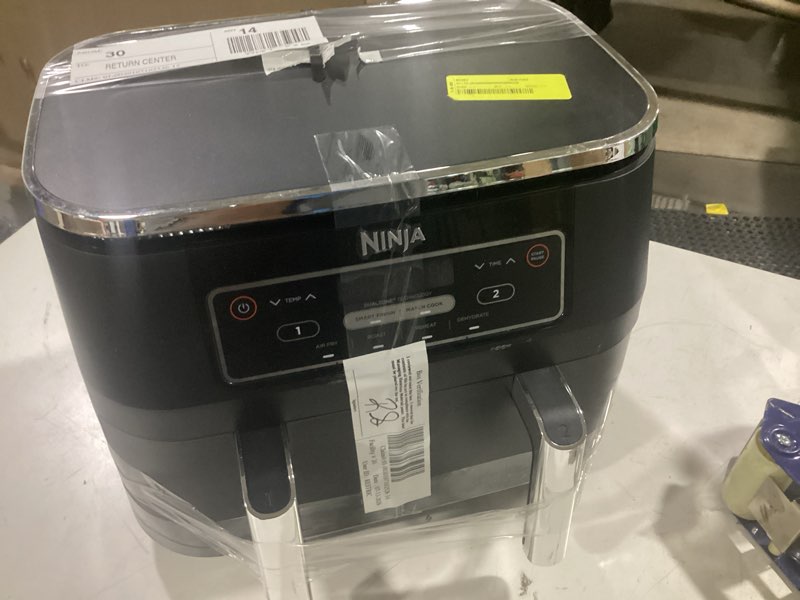 Condition photo showing Good Condition for ninja dz201 foodi 8 quart 6-in-1 dualzone 2-basket air fryer with 2 independent frying baskets, match cook & smart finish to roast, broil, dehydrate & more for quick, easy meals, grey 8-qt & dualzone