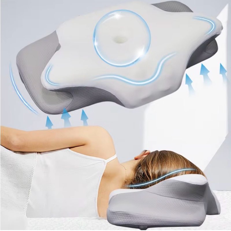 Pillows Orthopedic Contour Memory Foam Pillows Neck Shoulder Support Pillows for Pain Relief Ergonomic Cervical Pillow Sleeping