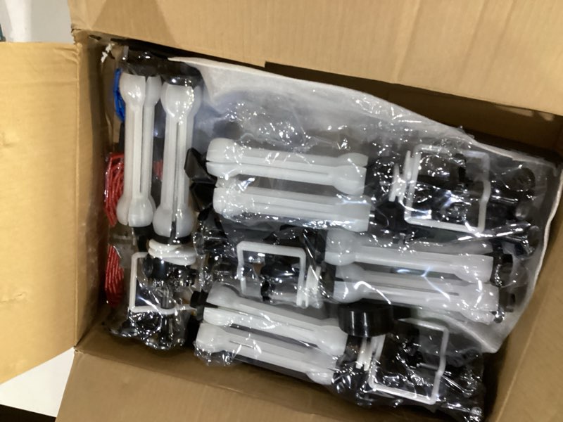 Condition photo showing Good Condition for photography backdrop wall mount roller system 4 support rollers, manual photo background ceiling holder, including 2 four-fold hooks, 8 expand bars, 4 chains, for home studio live shooting