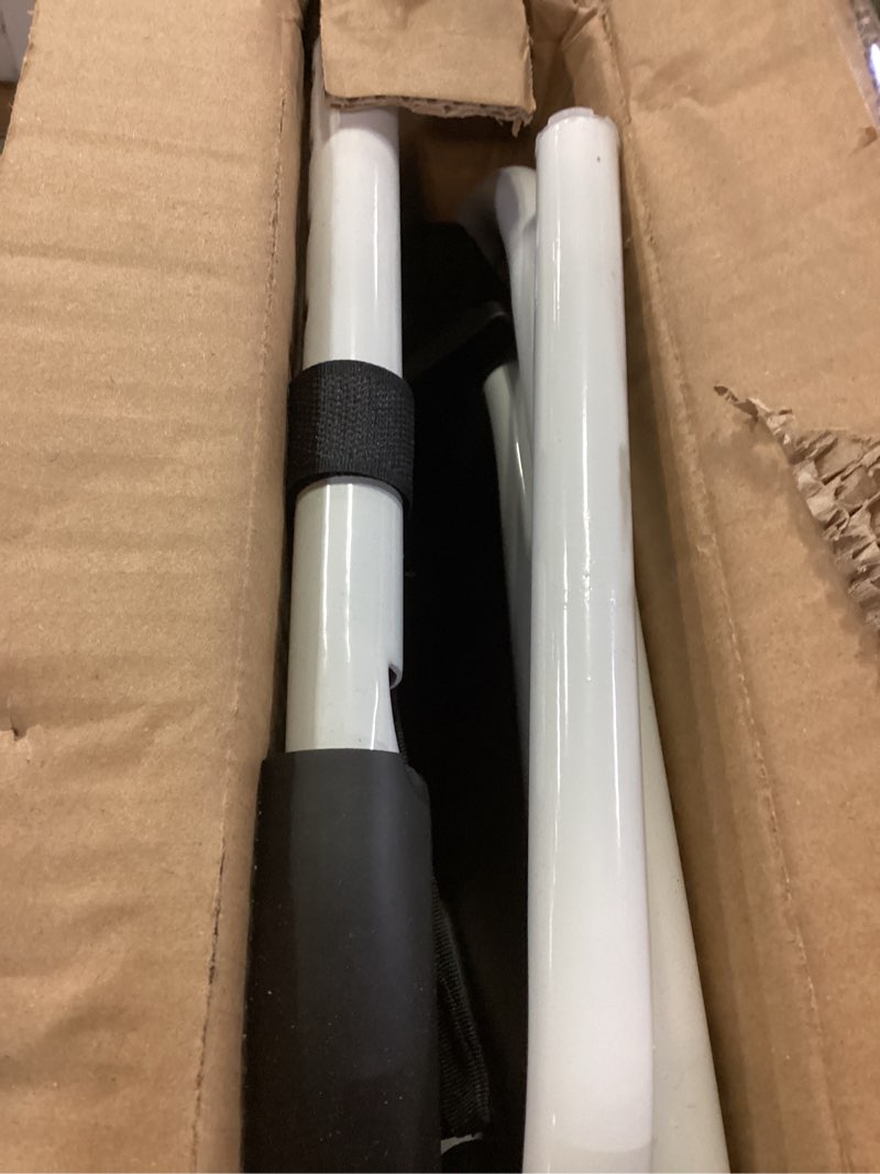 Condition photo showing As Is for AOHHL Bed Rails for Elderly Adults Safety Adjustable Heights Storage Pocket Assist Support Side Railings for Seniors Citizens Slides Under Mattressbed Cane Bed Guard Bed Handles Bars(White)