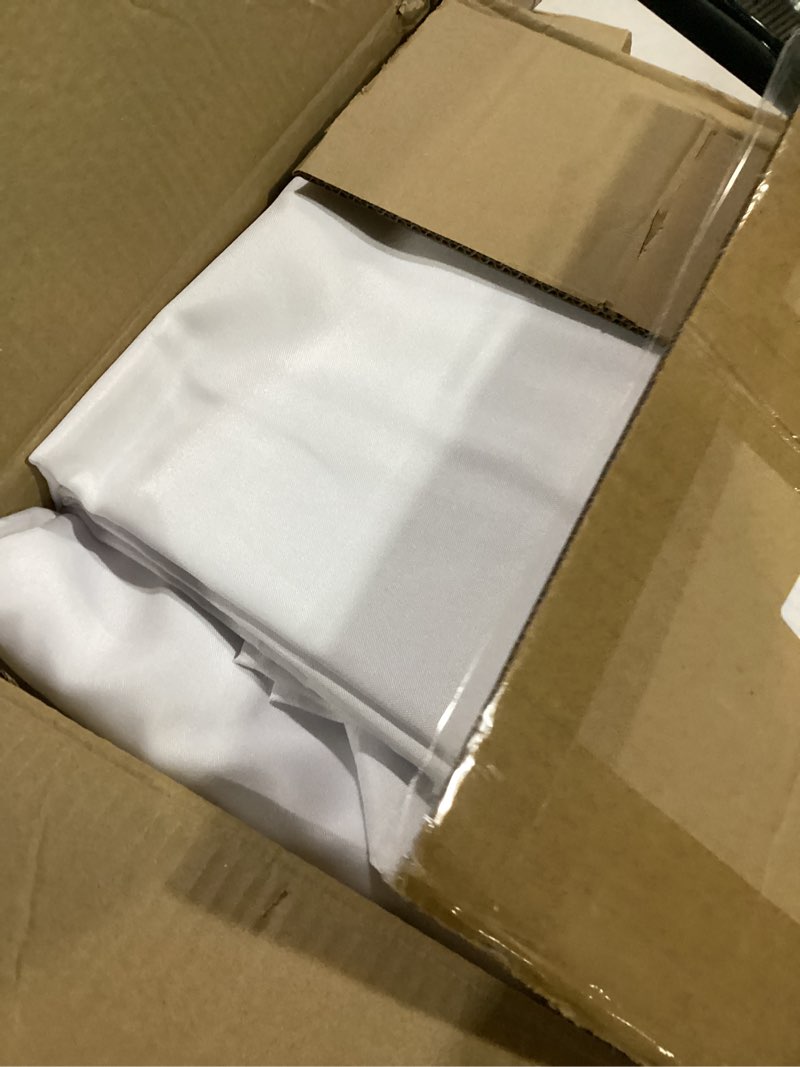 Condition photo showing Good Condition for sancua 6 pack white tablecloth 90 x 156 inch - rectangle table cloth for 8 feet tables stain and wrinkle resistant washable polyester table cover for dining wedding banquet party buffet restaurant white 6 pack 90x156 inch