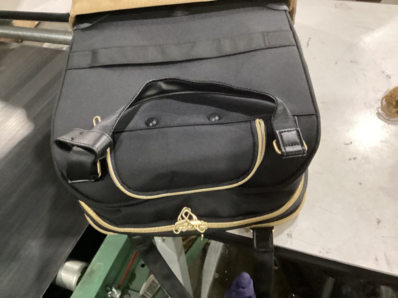 Condition photo showing Good Condition for luggex underseat carry on bag, black, 16" | personal item, lightweight soft-sided suitcase, under seat travel bag, smooth wheels, short trip essential, udk, ux-core black underseat 16 inch