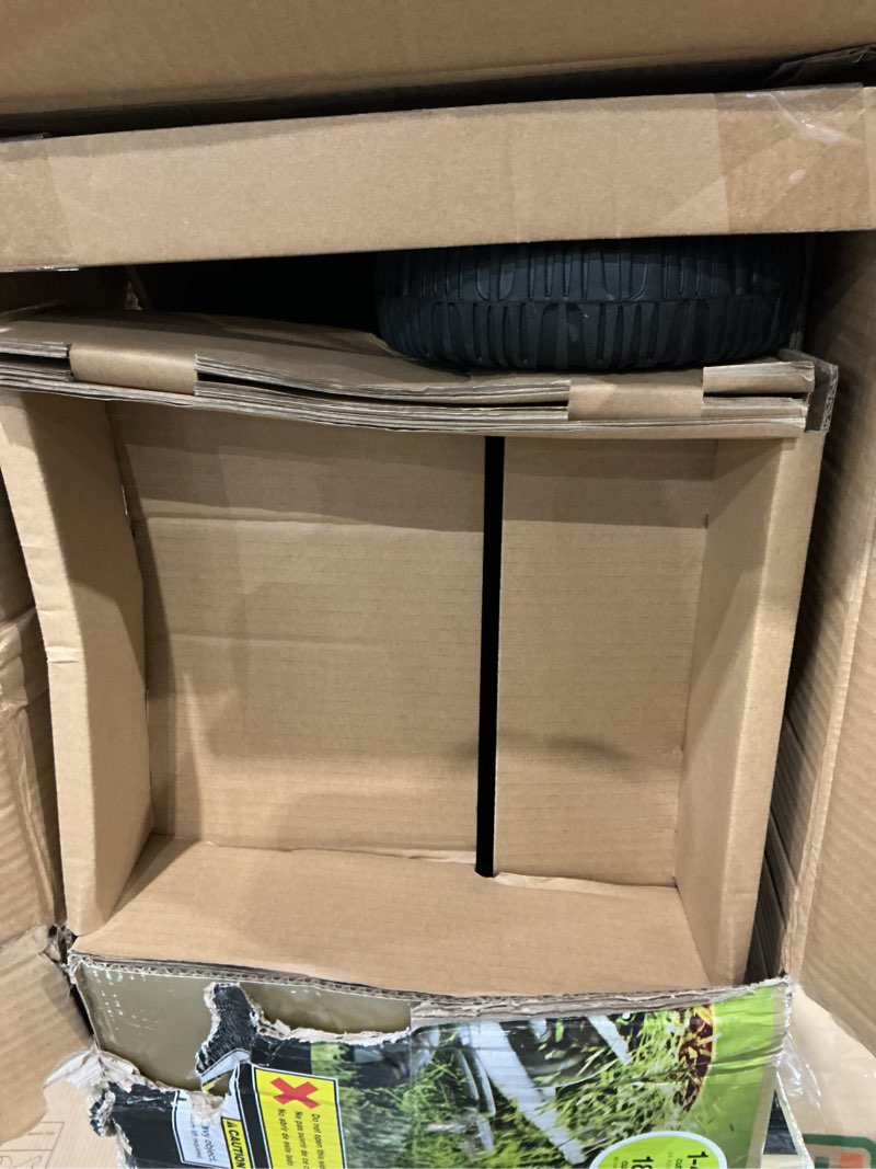 Condition photo showing As Is for fiskars staysharp 18-inch 5-blade reel lawn mower