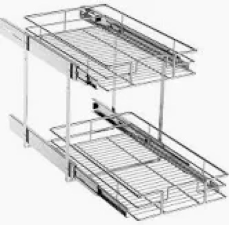 DinDon slide out cabinet organizer