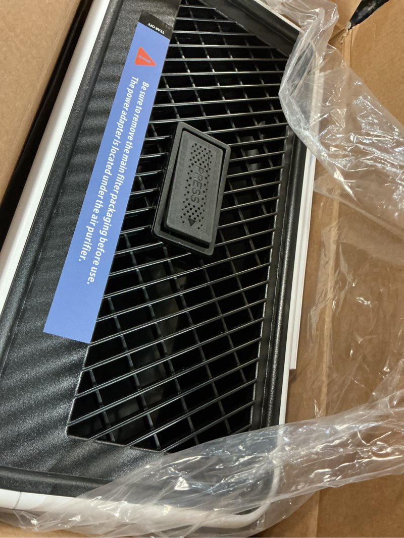 Condition photo showing Good Condition for air purifiers for home large room up to 2600 ft², hepa air purifier with washable filter & air quality display, powerful turbo mode air cleaner for pet hair odors smoke dust, hap605 white
