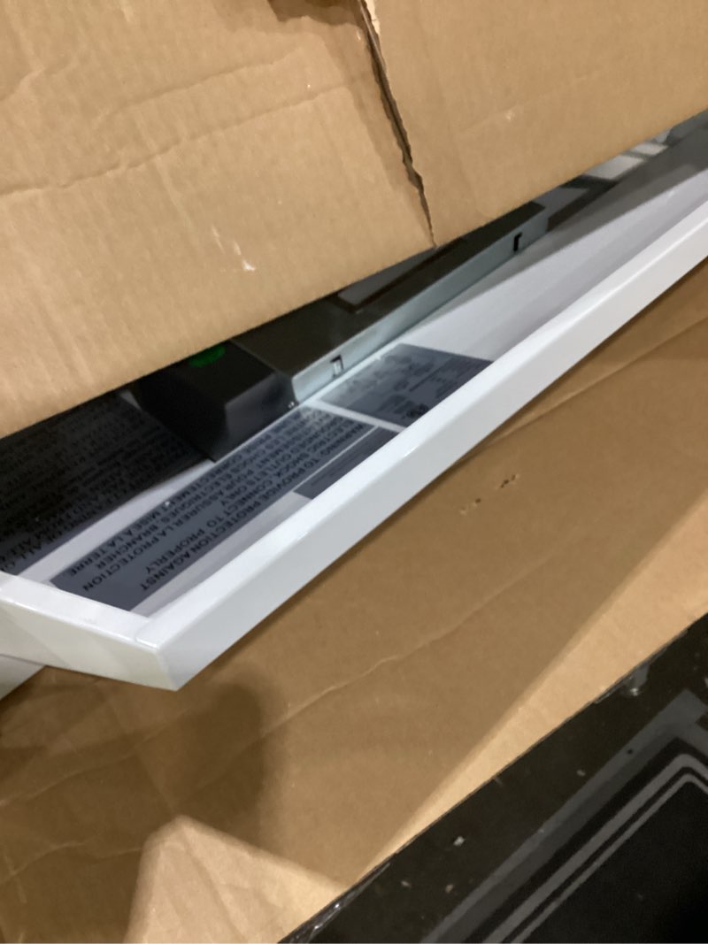 Condition photo showing New/Like New for Broan-NuTone 413001 Non-Ducted Ductless Range Hood with Lights Exhaust Fan for Under Cabinet, 30-Inch, White White 30-Inch