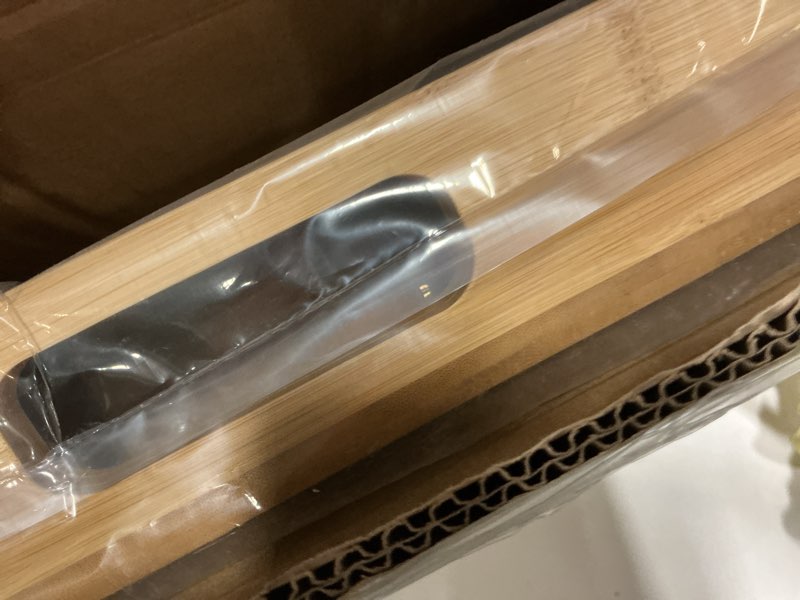 Condition photo showing New/Like New for Bamboo Stove Cover for Gas & Electric Burners, 29.21”x21.22”x2.12'' (Inner) Noodle Board with Handles, Cutting Board with Juice Groove, Serving Tray (Natural Bamboo)