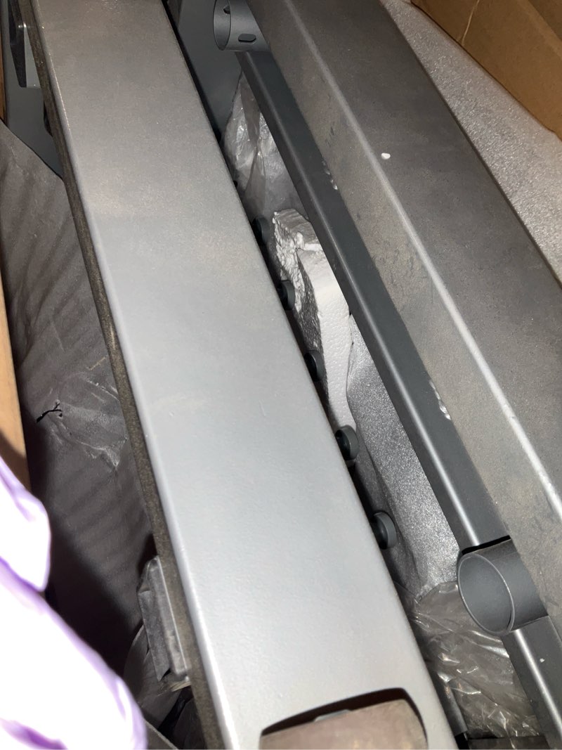 Condition photo showing As Is for Foldable Pilates Reformer Machine for Home Gym, Wider Pilates Reformer with Spings, Adjustable Pilat