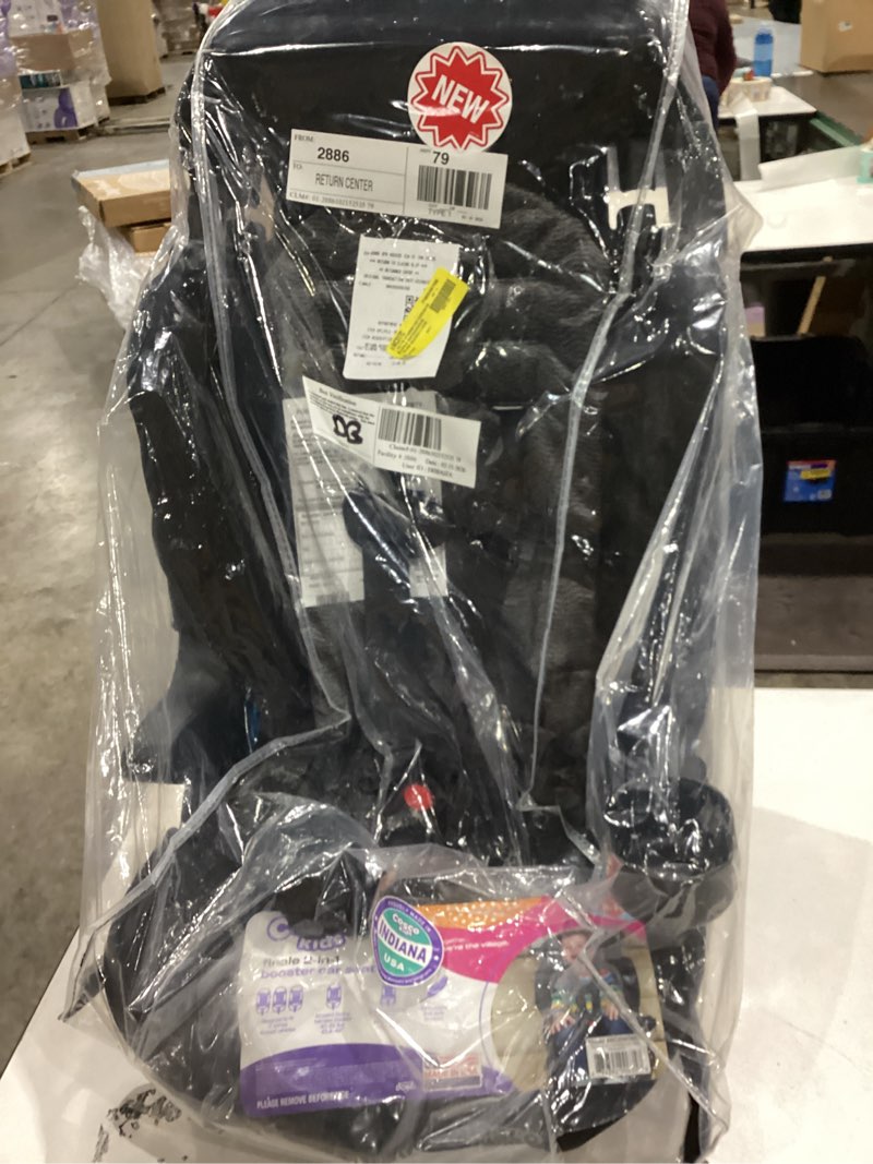 Condition photo showing Good Condition for cosco kids finale 2-in-1 toddler booster car seat, fiberwave ii, black/grey