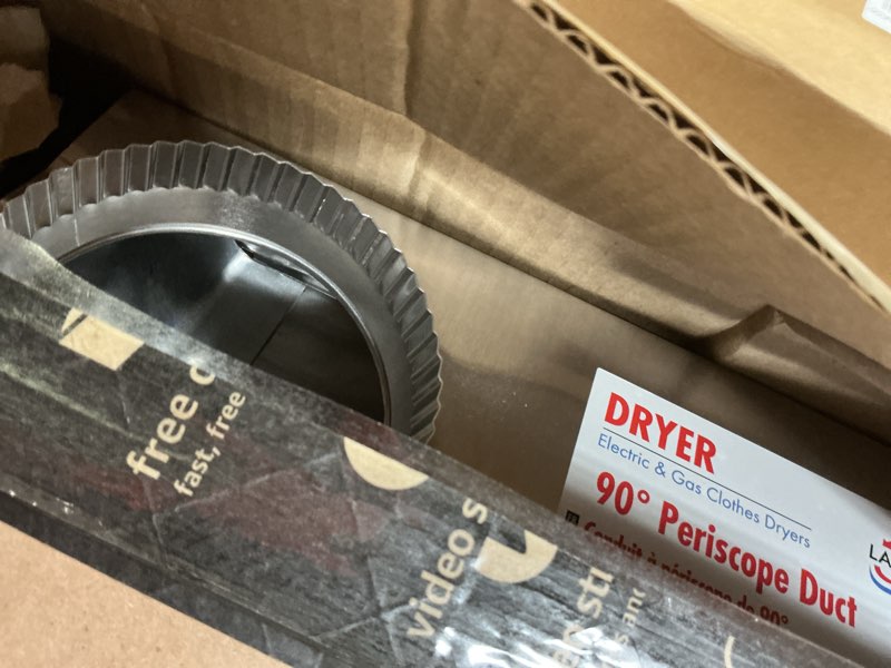 Condition photo showing Good Condition for Dryer Vent Tite Fit, 90 Degree 18" to 30"