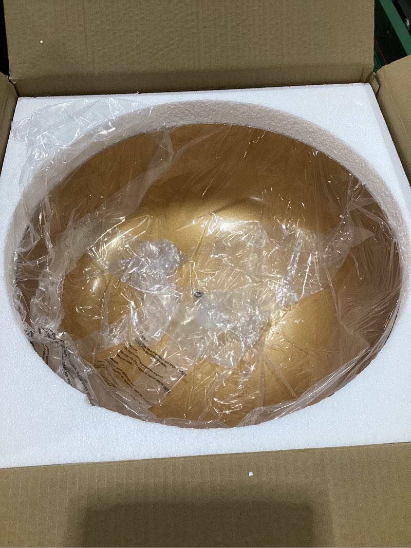 Condition photo showing Good Condition for Black Farmhouse Dome Pendant Light 17.7" Large Vintage Pendant Light Fixtures Hanging Wooden Pendant Lighting for Kitchen Island Dining Room Living Room Foyer Hallway Black and Wooden 1 Pack 17.7"