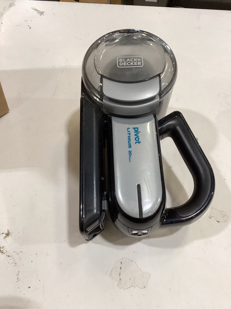 this is a black+decker pivot lithium 20v max handheld vacuum cleaner