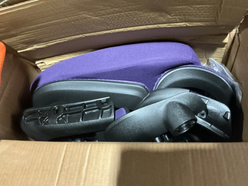 Condition photo showing Good Condition for tralt office chair ergonomic desk chair, 330 lbs home mesh office desk chairs with wheels, comfortable gaming chair, high back office chair for long hours (violet)