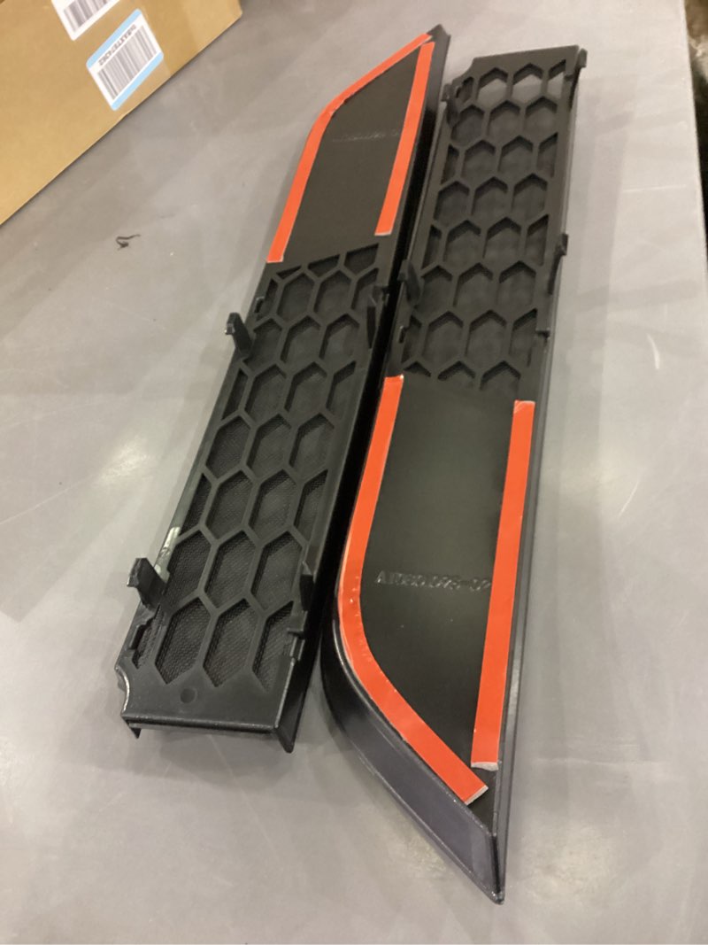 Condition photo showing As Is for Front Grill Mesh for New Model Y Juniper 2025-2026, Grille Mesh Inserts Front Air Inlet Vent Grille Inserts Cover Replacement for Tesla New Model Y Accessories