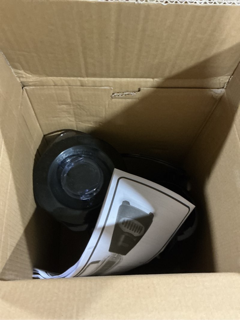 Condition photo showing As Is for BLACK+DECKER Countertop Blender with 6-Cup Glass Jar, 10-Speed Settings, Black, BL2010BG