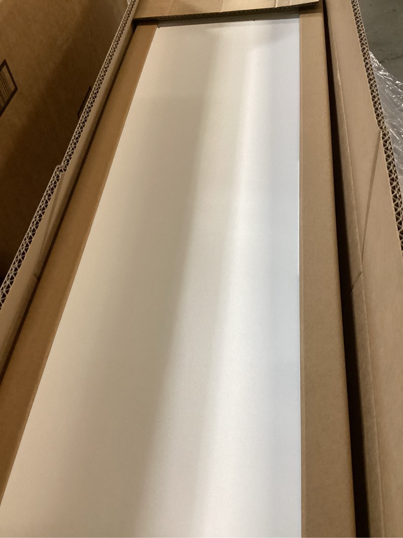 Condition photo showing Good Condition for veken 47.2 inch large electric standing desk, 4 memory heights adjustable,sit to stand up, work home office computer table for study, walking pad, writing, and games, wooden desktop desks, white 47.2×23.6" white - simple & fresh style