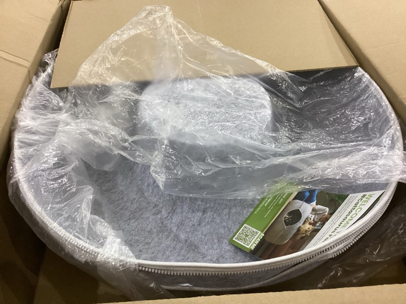 Cattasaurus Peekaboo Cat Cave Donut for Multiple & Large Cats up to 30-45 lbs, 3-in-1 Self Warming C