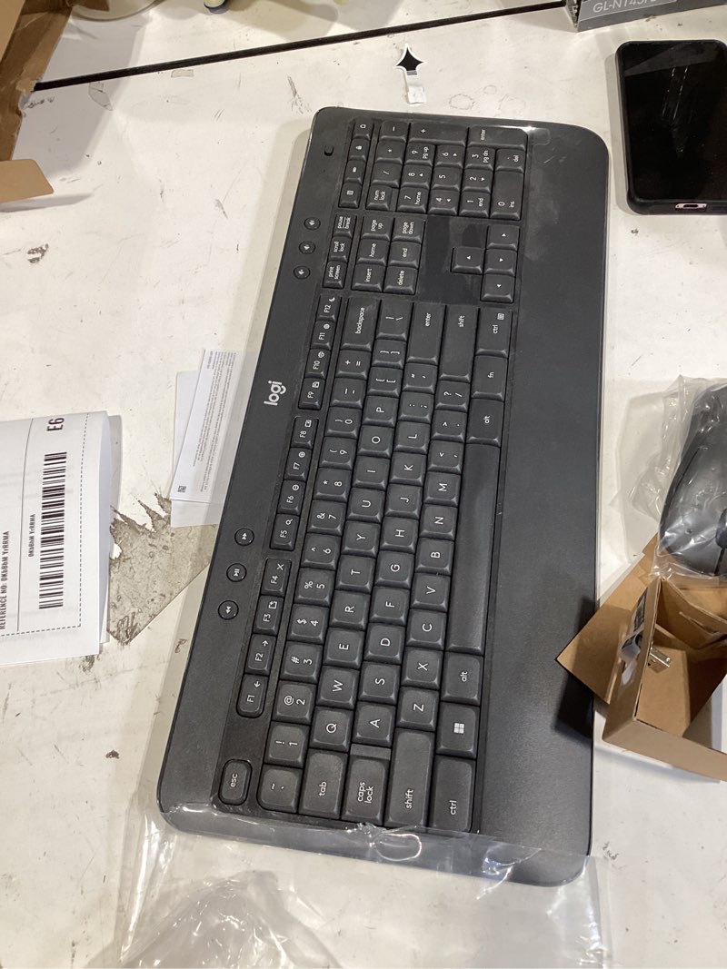 Condition photo showing Good Condition for logitech mk540 advanced wireless keyboard and mouse combo for windows, 2.4 ghz unifying usb-receiver, multimedia hotkeys, 3-year battery life, for pc, laptop 2024 model