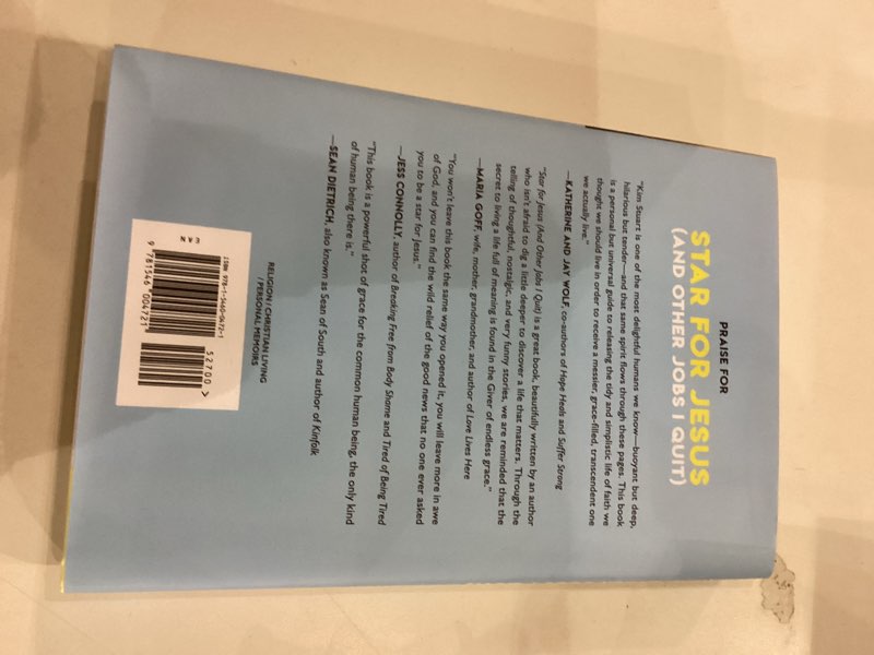 Condition photo showing Good Condition for Star for Jesus (And Other Jobs I Quit): Rediscovering the Grace that Sets Us Free