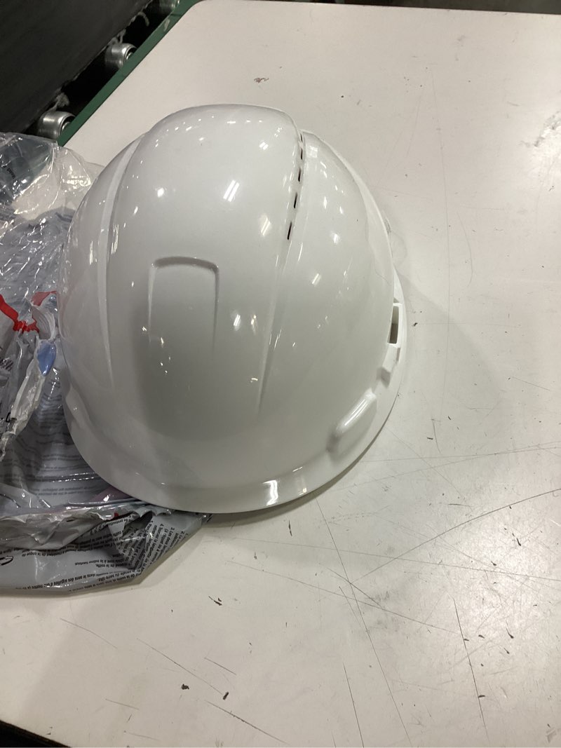 Condition photo showing Good Condition for 3m pinlock hard hat white vented