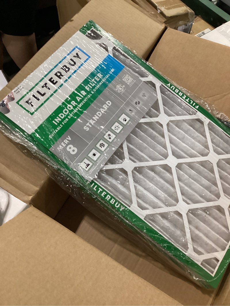 Condition photo showing Good Condition for filterbuy afb merv 8 14x24x1 pleated ac furnace air filter, pack of 4 filters)