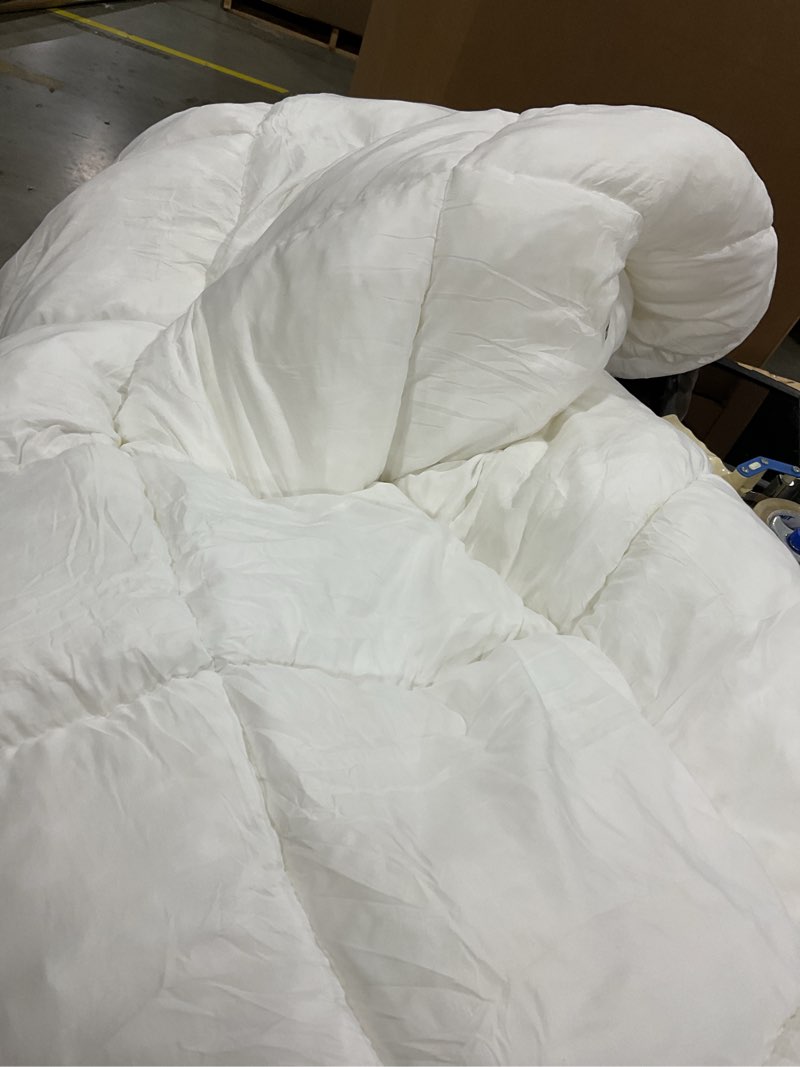Condition photo showing Good Condition for drovan mattress topper full xl size - extra thick mattress pad cover - pillow top deep pocket with breathable 7d spiral fiber filling cooling mattress cover white full xl