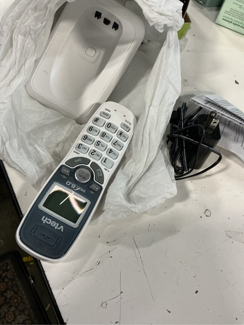 Condition photo showing As Is for vtech cs6114 dect 6.0 cordless phone system (without digital answering system)