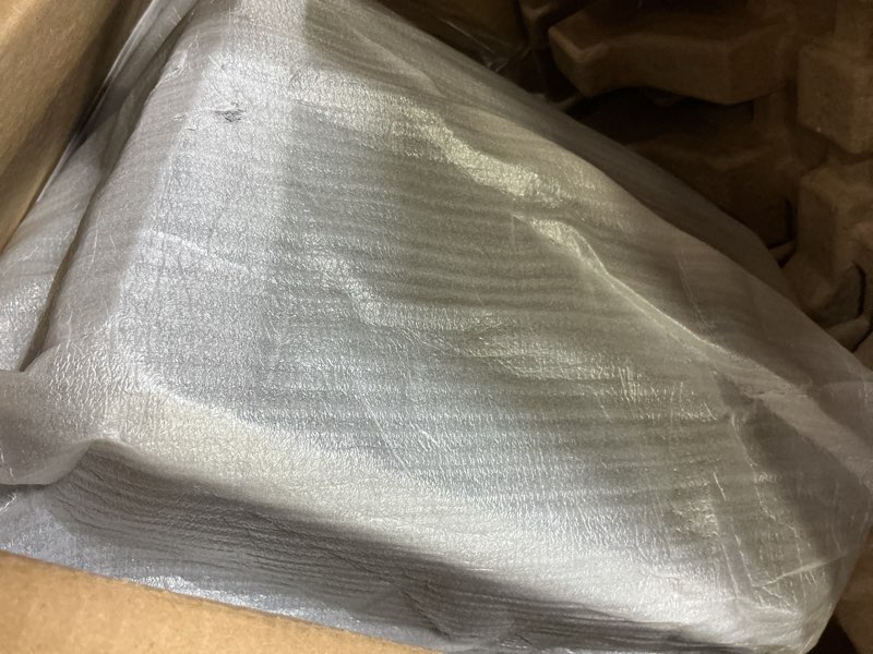 Condition photo showing As Is for midea heatxpress 7.8 quart basket air fryer