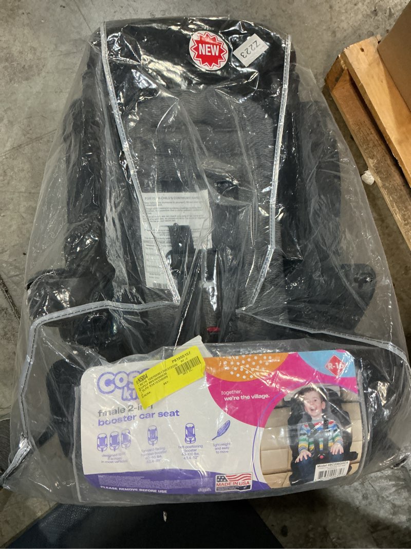 Condition photo showing Good Condition for cosco kids finale 2-in-1 toddler booster car seat, fiberwave ii, black/grey 50