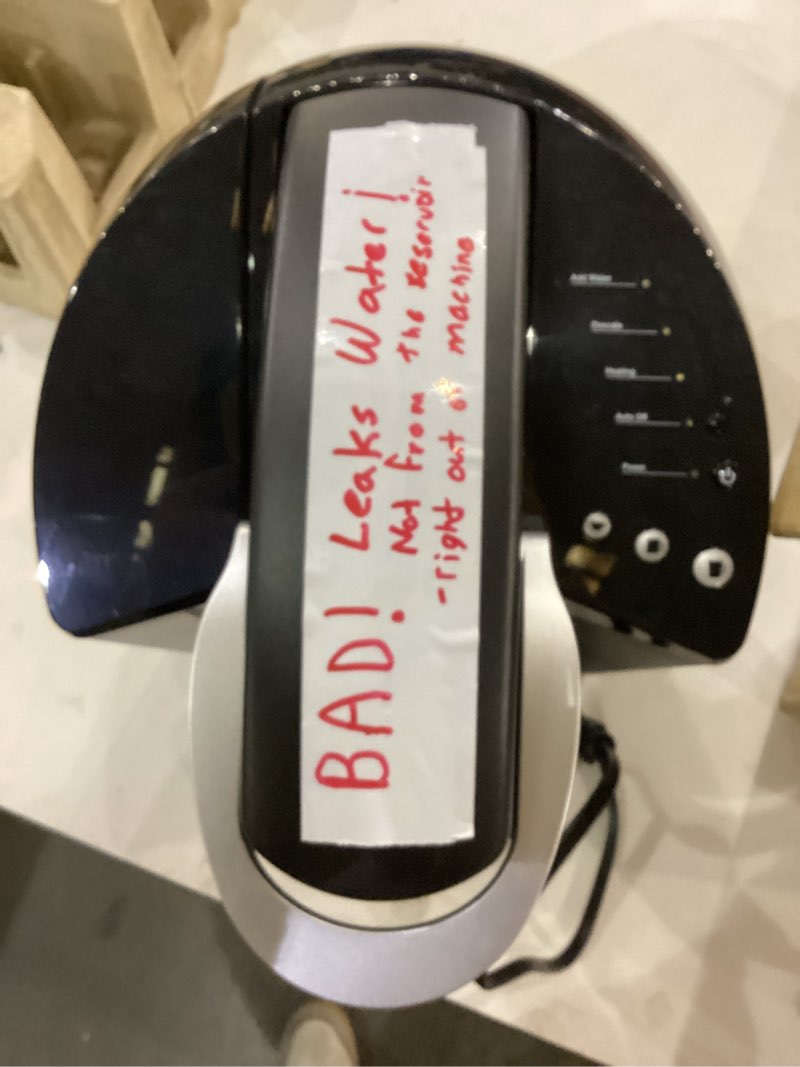 Condition photo showing As Is for Keurig K-Classic Single Serve K-Cup Pod Coffee Maker, with 3 Brew Sizes, 48oz Removable Reservoir, Black