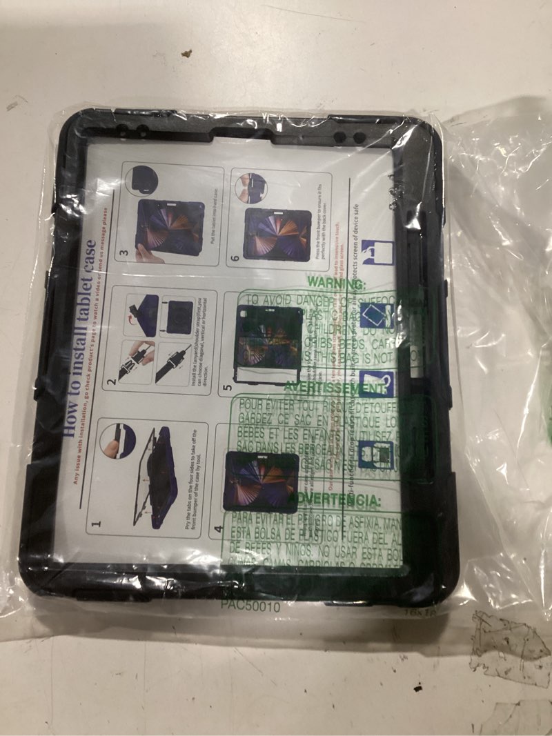 Condition photo showing Good Condition for ROISKIN for iPad Pro 12.9 -Inch Case (6th, 5th, 4th & 3rd Gen)with HD Screen Protector, 360 Stand, H