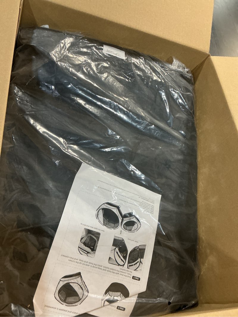 Condition photo showing item condition for Cat Playpen, 71"x 24" Large Portable Puppy Playpen, 2-Room Foldable Dog Playpen for Indoor Outdoor Dogs, Cats, Small Animals with Carrying Case