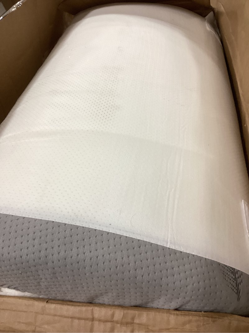 Condition photo showing As Is for Unikito Folding Bed with Mattress for Adults, Portable Rollaway Guest Bed, Cot Size Foldable Bed with 5 Inch Memory Foam Mattress and Metal Frame, Roll Away Bed Storage Cover Included, 75 x 31 Inch 31 Inch Black