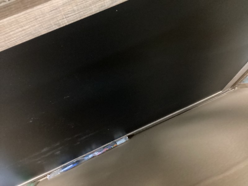 Condition photo showing Good Condition for skyshalo hanging magnetic wedding sign 35 x46  rustic wood framed chalkboard wall