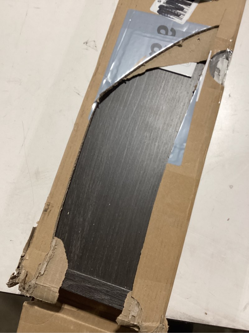 Condition photo showing Good Condition for HIGH & MIGHTY 515659 Modern 24" Floating Shelf Holds up to 20lbs, Easy Tool-Free Dry Wall Installation, Flat, eCommerce Packaging, Espresso Flat & eCommerce Packaging Espresso