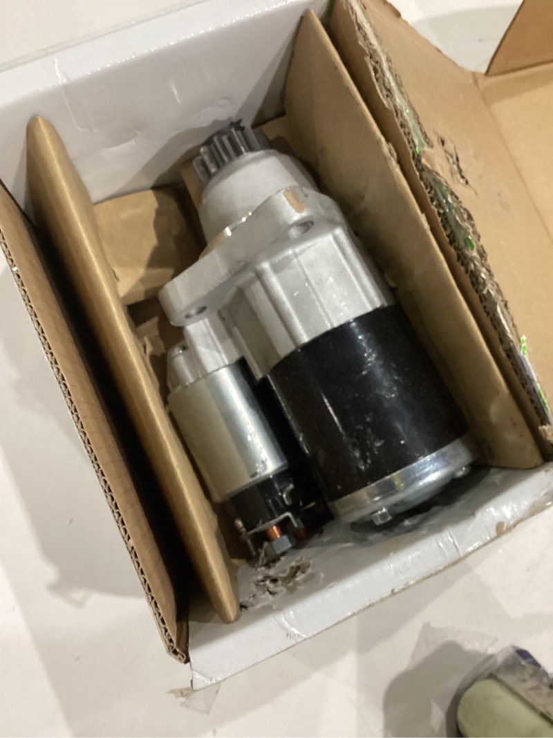 Condition photo showing As Is for starter replacement new for altima 2013 2014 2015 2016 2017 2018 2.5l, rogue 2014-2019 2.5l, m000tb0071 m000tb0072 23300-3ta0a 23300-3ta0are 23300-3ta0c 23300-3ta0cre 410-48310 19163 103-5177