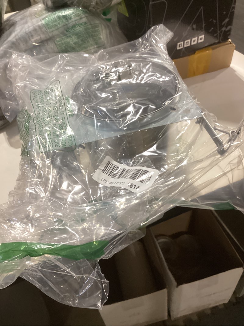Condition photo showing Good Condition for juno 6 inch incandescent ceiling light housing for new construction, ic rated recessed light, adjustable socket plate, damp location ul listed can lighting, includes push-in electrical connectors 6" w/ push-in electrical connectors new construction