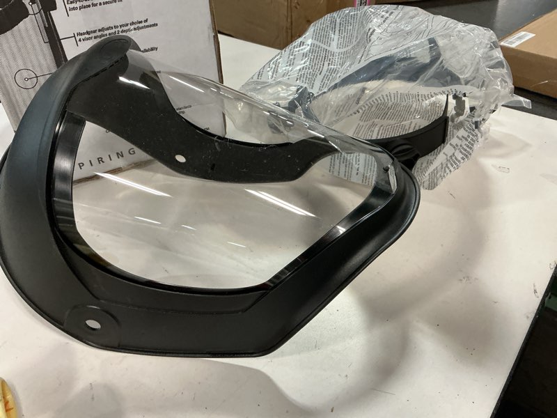 Condition photo showing Good Condition for Honeywell Uvex Bionic Face Shield with Clear Polycarbonate Visor and Anti-Fog/Hard Coat (S8510)