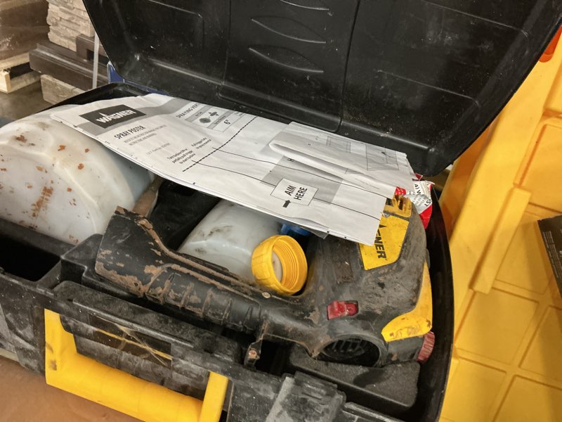 Condition photo showing As Is for Flexio 3500 Electric Handheld HVLP Paint Sprayer