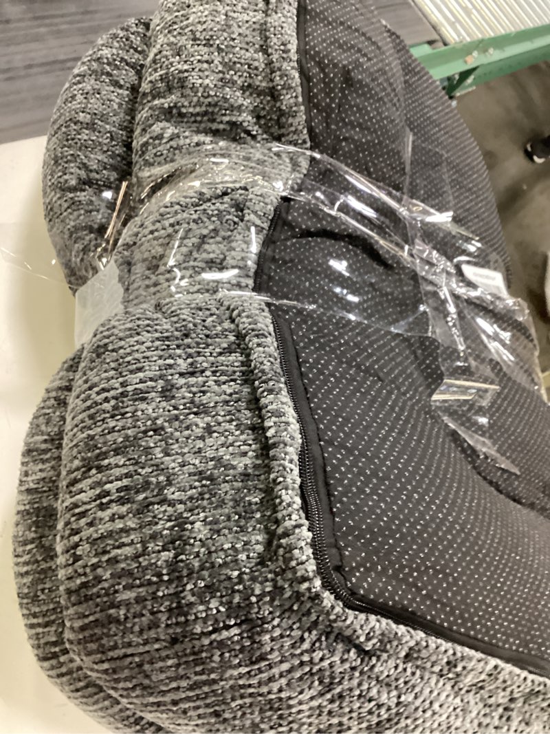 Condition photo showing As Is for JOEJOY Orthopedic Dog Bed Medium Sized Dogs, Extra Thick Supportive Big Dog Couch Bed with Sides, Ultra Soft Pet Bed Sofa, Grey, 35''x25'' L(35"L x 25"W x 8"Th) Grey